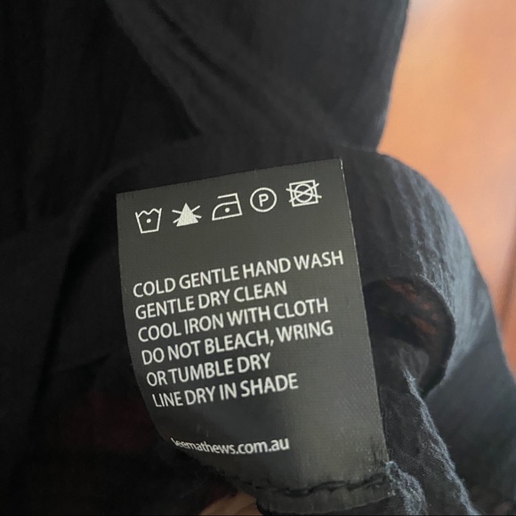 NWT Lee Mathew’s Joni Top in Black | Size 1 / US4 - Picture 13 of 16